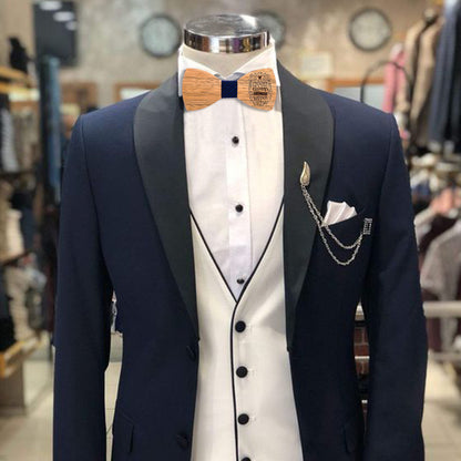 Heritage Architecture - Personalized Wooden Bow Tie Gift Set - ENJOY THIS SWEET MOMENT