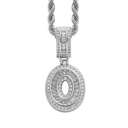 Heritage Architecture - Forever Yours - 18K Gold Ice Zircon Letter Necklace